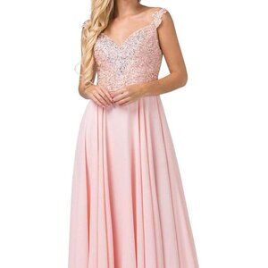 NWT Dancing Queen 2818 Mother of the Bride Dress Eggplant in Size XS